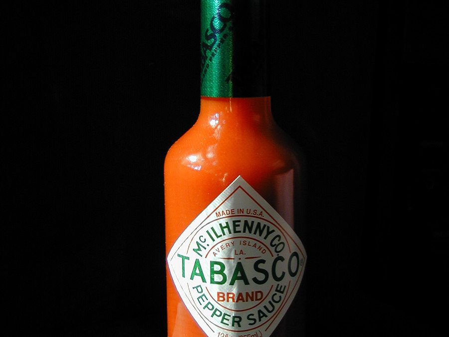 Tabasco sauce bottle