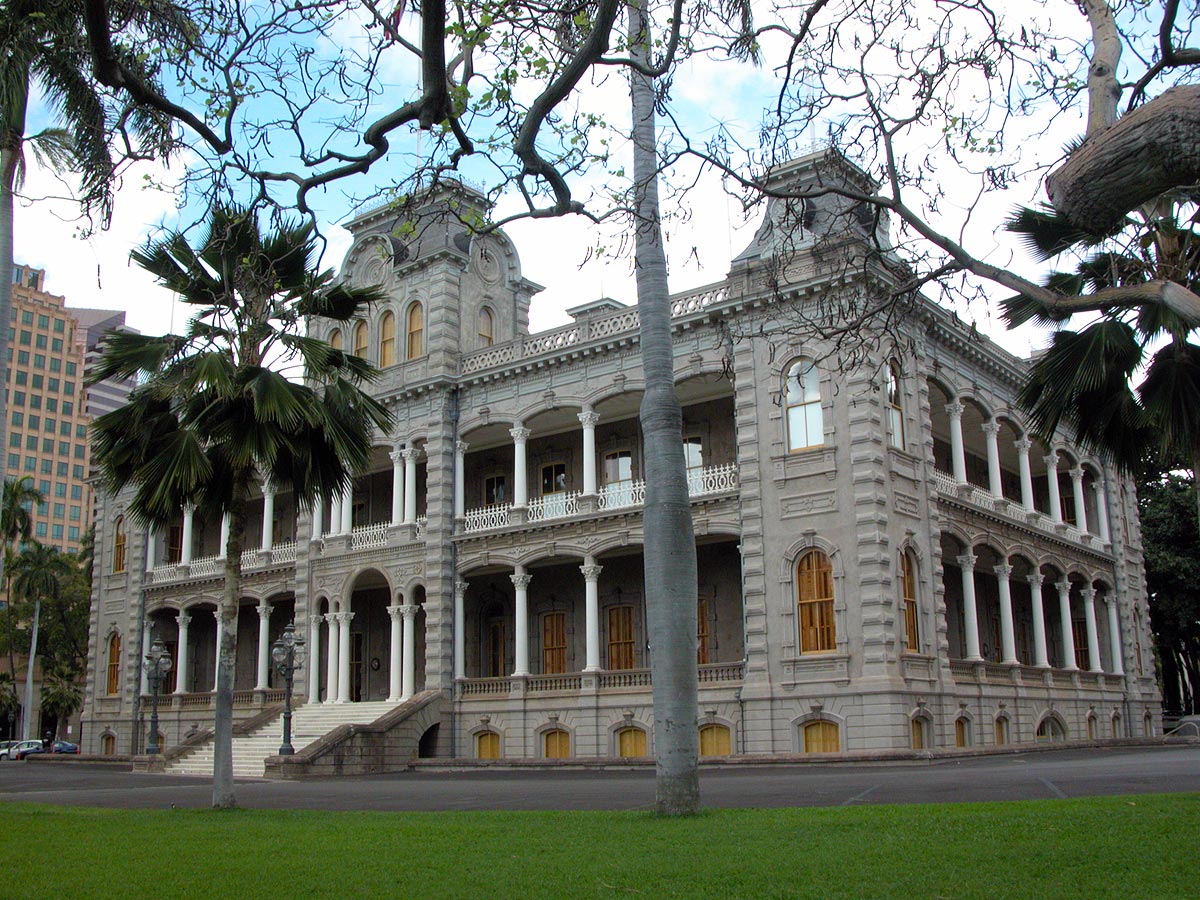 Iolani Palace, Honolulu, Hawaii