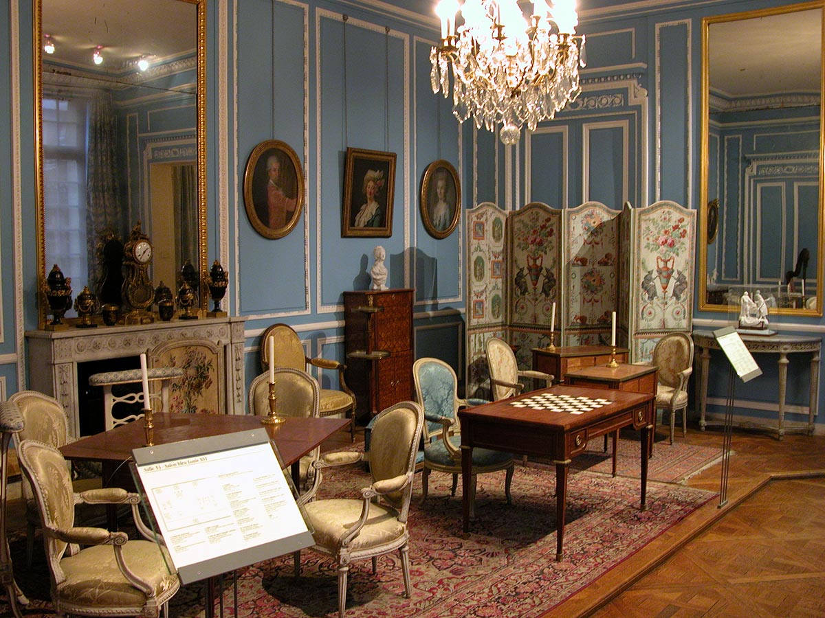 Louis XVI Salon bleu, Carnavalet Museum, Paris