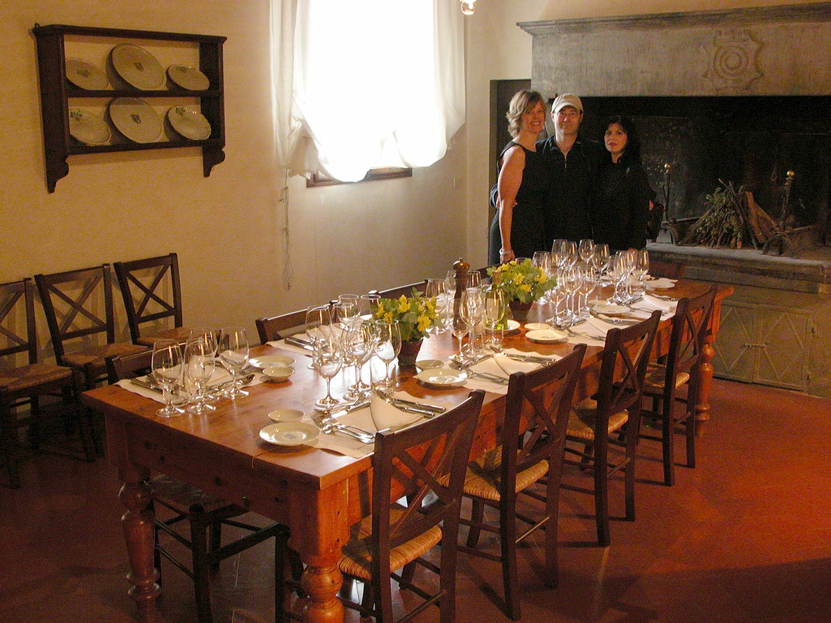 Castello di Nipozzano wine tasting flight, Pelago