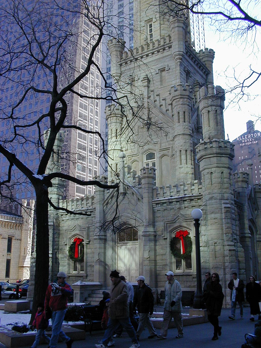 Chicago Water Tower in downtown Chicago, Illinois