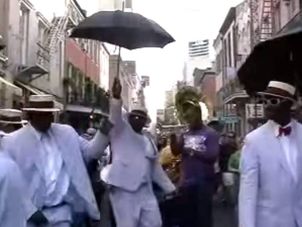 Mardi Gras music: Rebirth Brass Band in the French Quarter