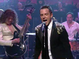 The Killers perform Dustland Fairytale on The Late Show with David Letterman