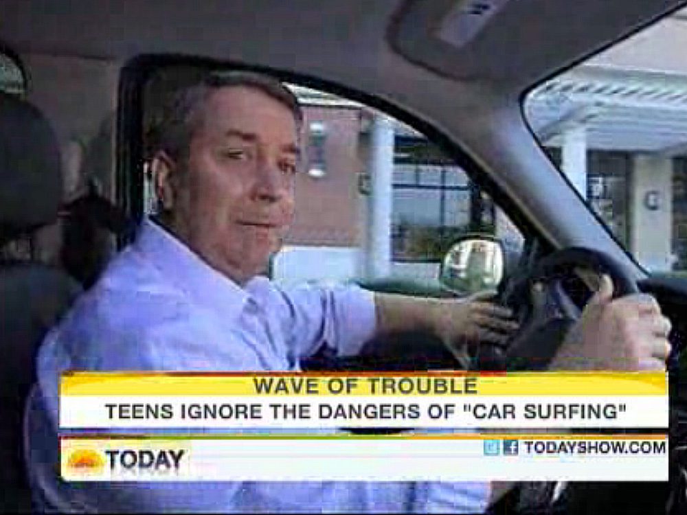 NBC: Kerry Sanders reporting live from Wellington, Florida while driving