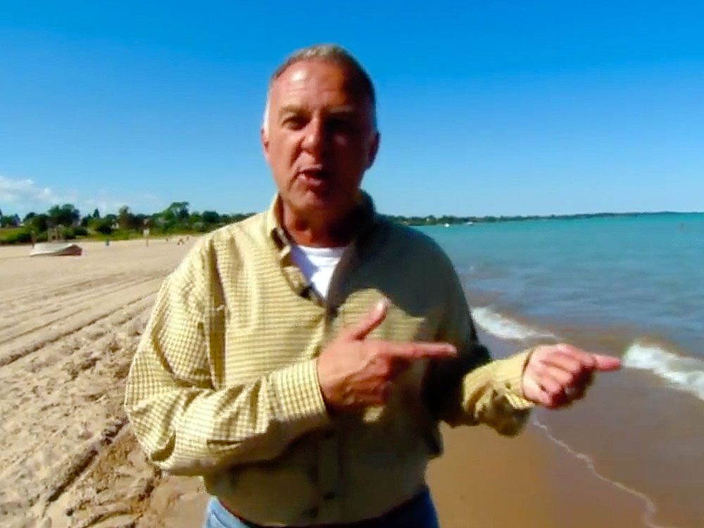John McGivern at North Beach in Racine, Wisconsin