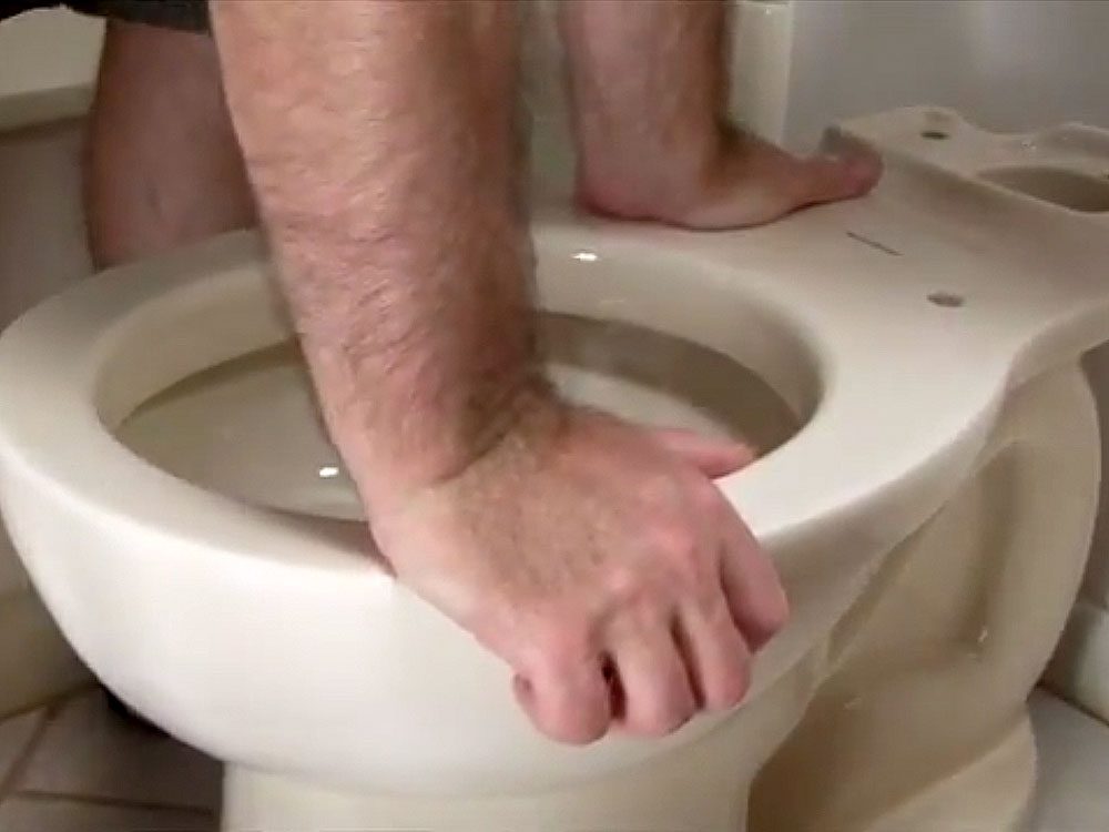 Installing a new toilet