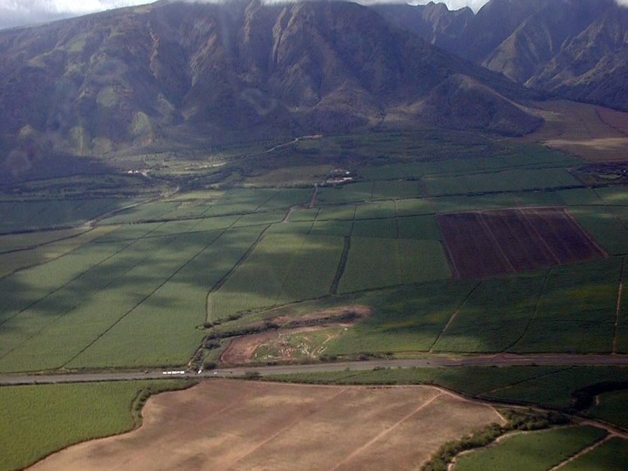 Aerial photo of West Maui Mountains, Maui, Hawaii