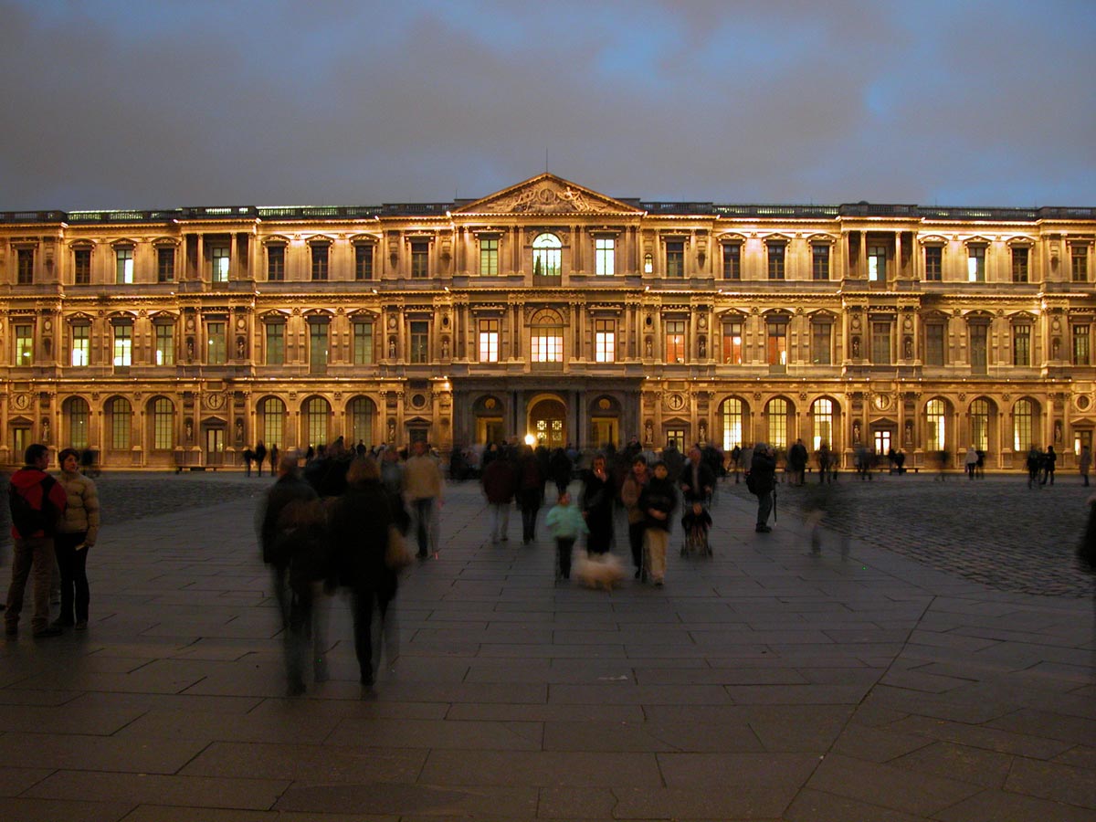 Cour Carrée at the Louvre Palace, Paris, France