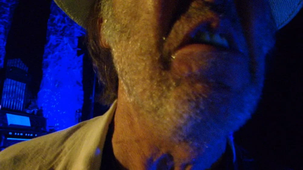 Neil Young's whiskers in Neil Young Journeys (2011 movie)