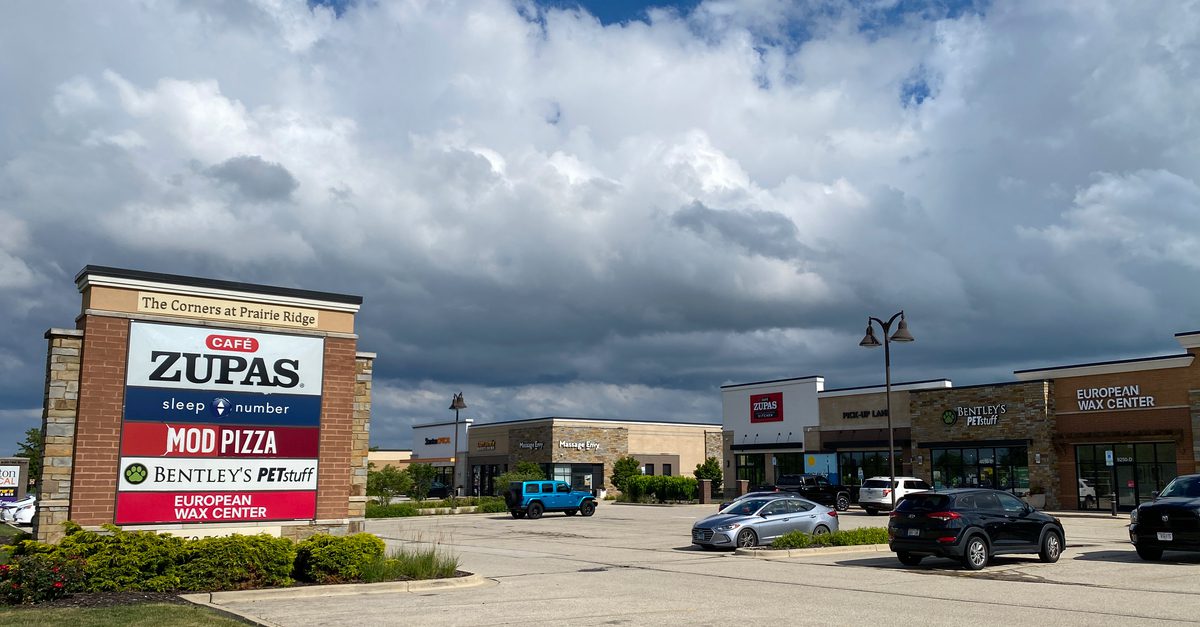 Corners at Prairie Ridge shopping center, Pleasant Prairie, Wisconsin.