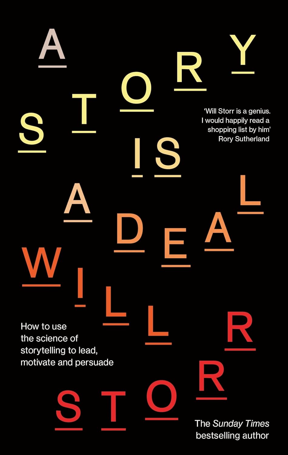 book cover: ‘A Story is a Deal,’ by Will Storr