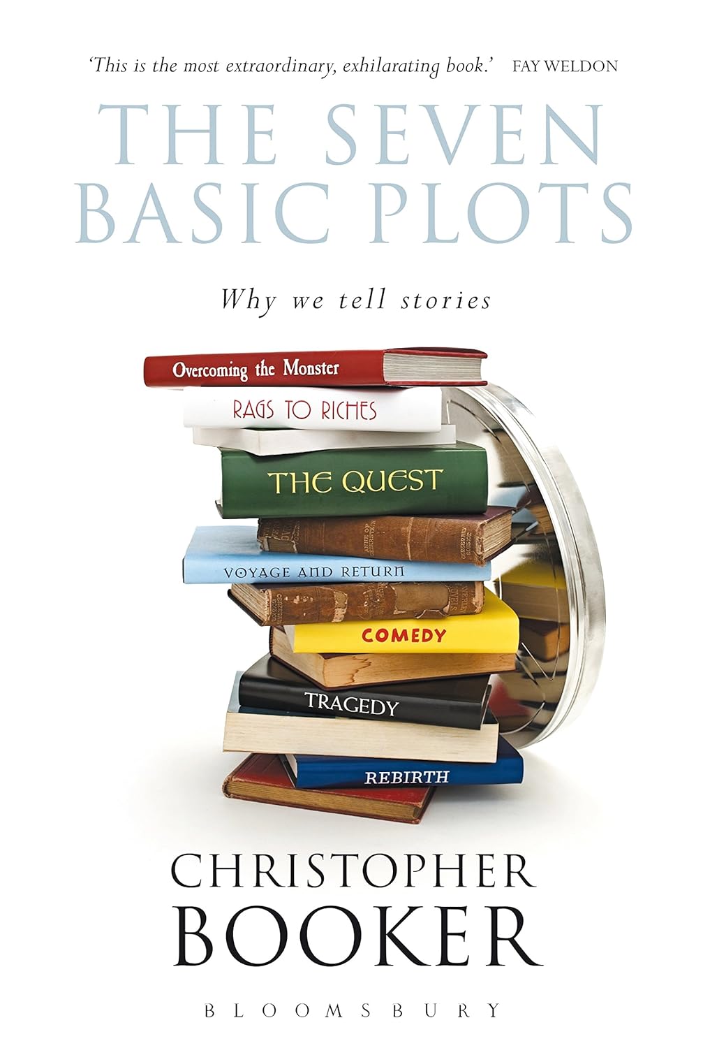 book cover: ‘The Seven Basic Plots: Why We Tell Stories,’ by Christopher Booker